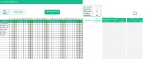 plantilla vacaciones para empleados 1