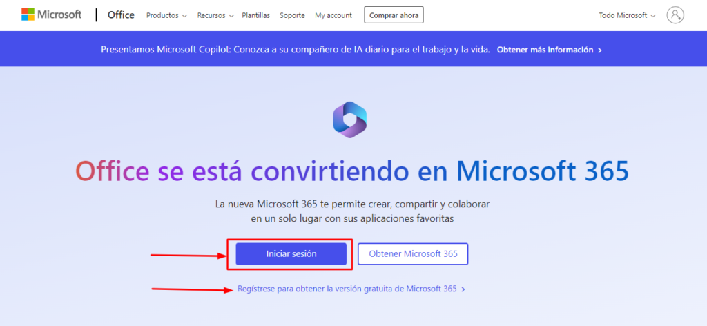 como usar microsoft 365 paso 3