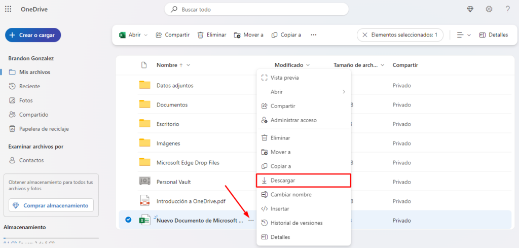 crear cuenta de onedrive paso 7