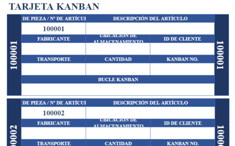 plantilla excel tarjeta kanban