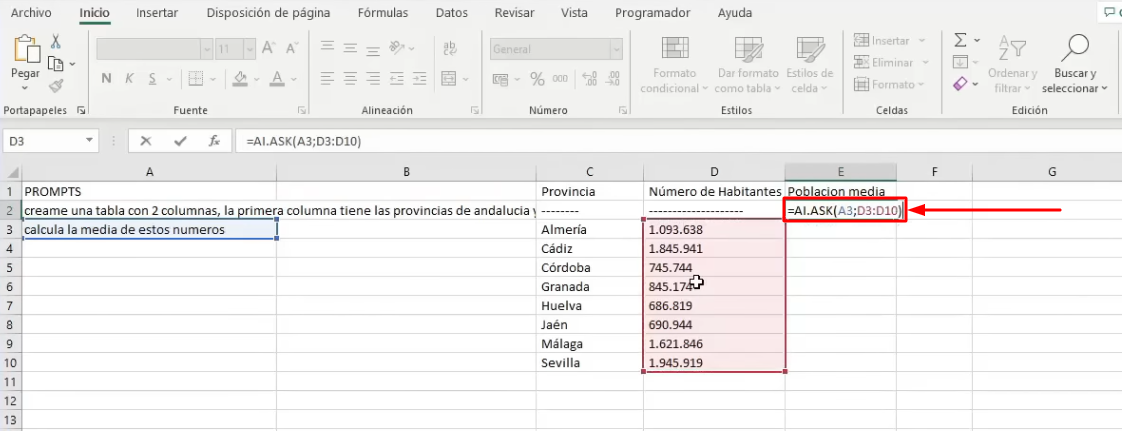 ejemplo avanzado como usar complemento chatgpt for excel 2